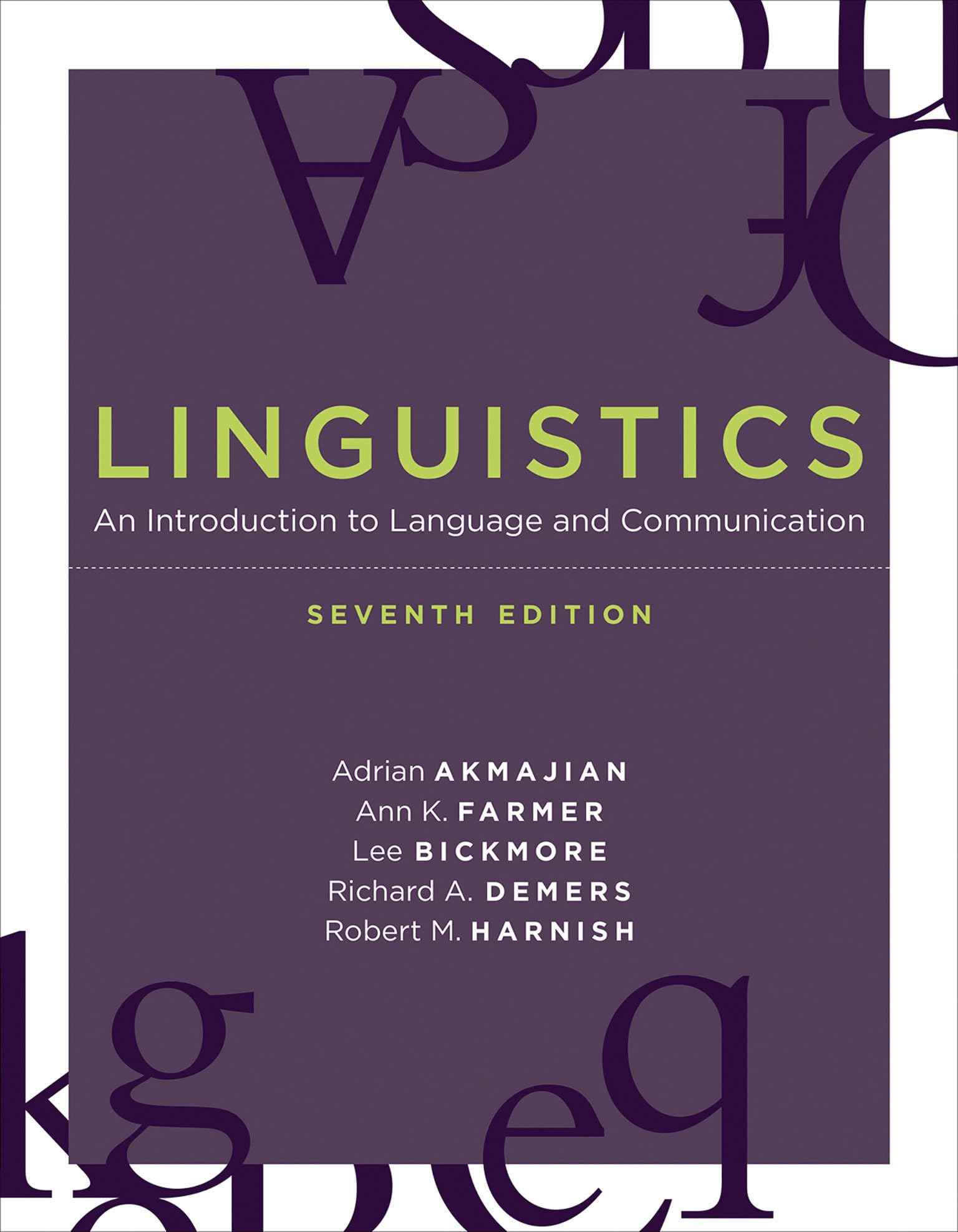 Linguistics, seventh edition: An Introduction to Language and Communication (Mit Press),Used