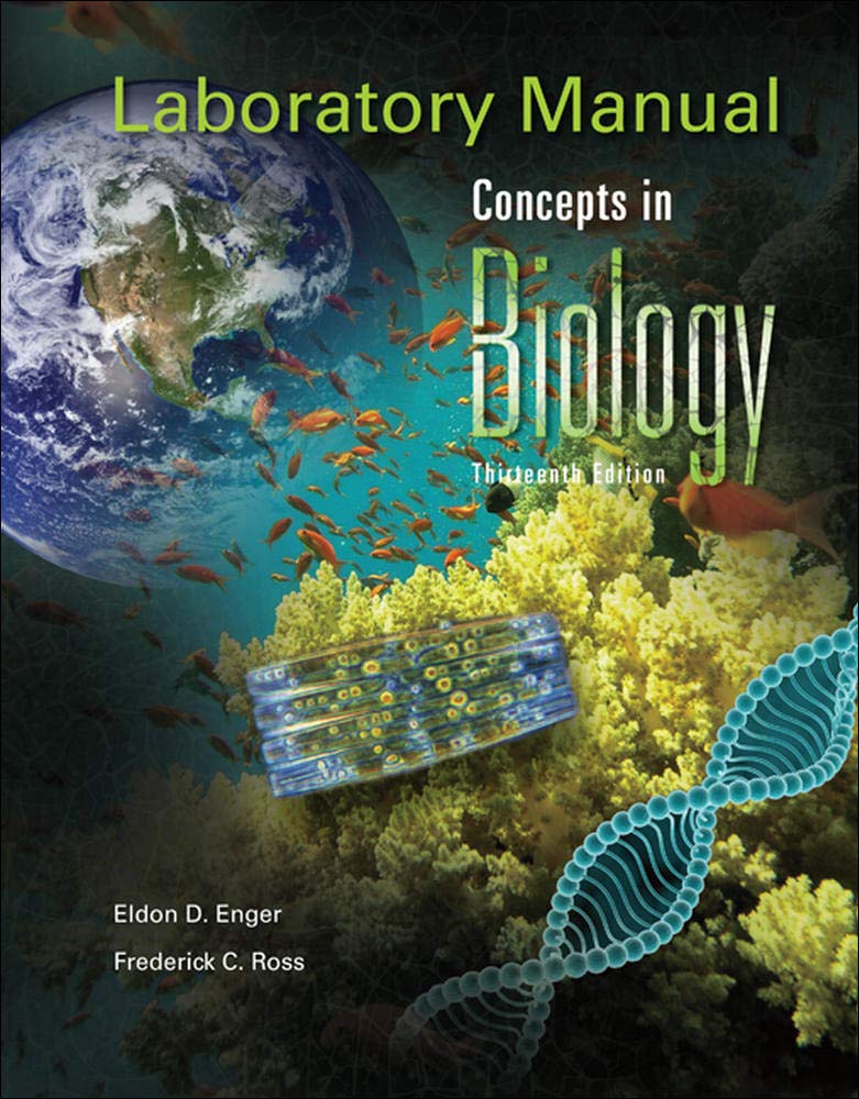 Laboratory Manual Concepts in Biology,Used