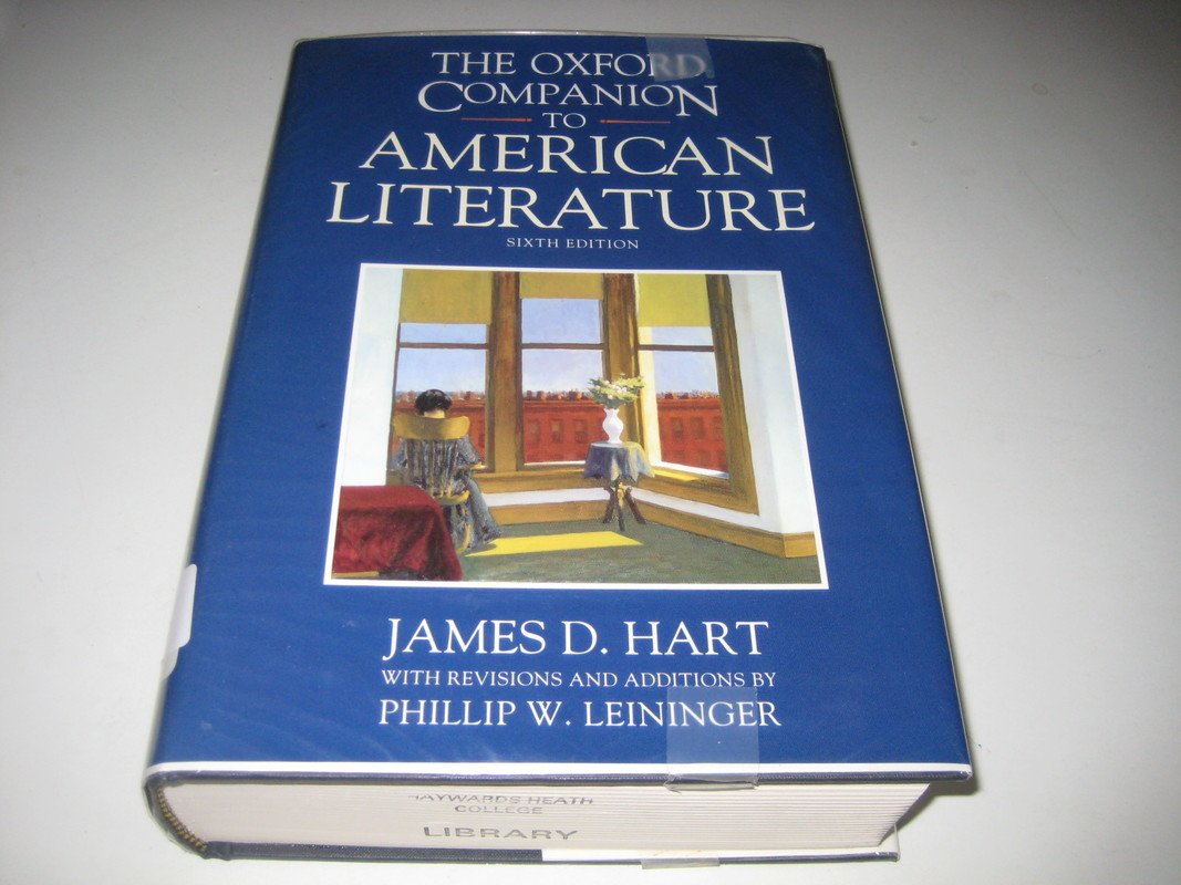The Oxford Companion to American Literature (Oxford Companions),Used
