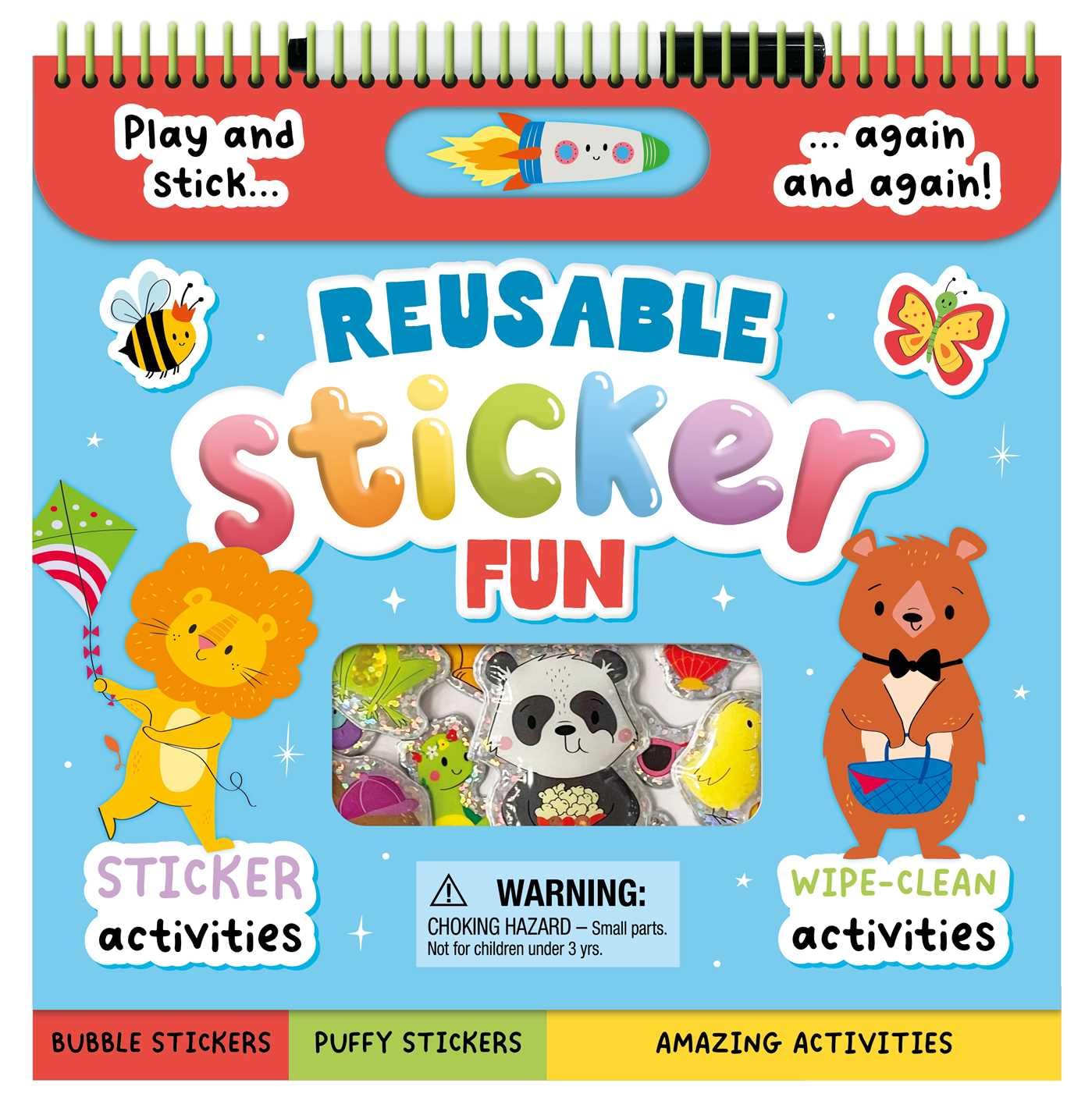 Reusable Sticker Fun: With WipeClean and Sticker Activities,New