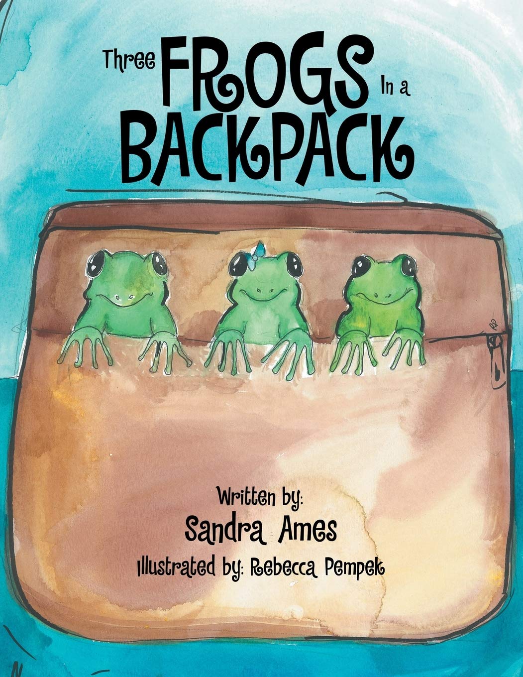 Three Frogs In a Backpack,Used