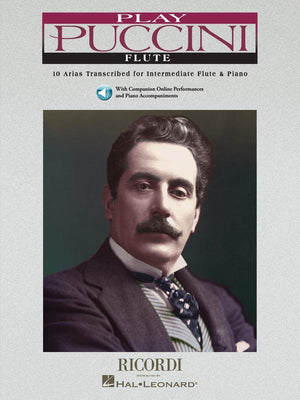 Play Puccini: 10 Arias Transcribed for Flute & Piano