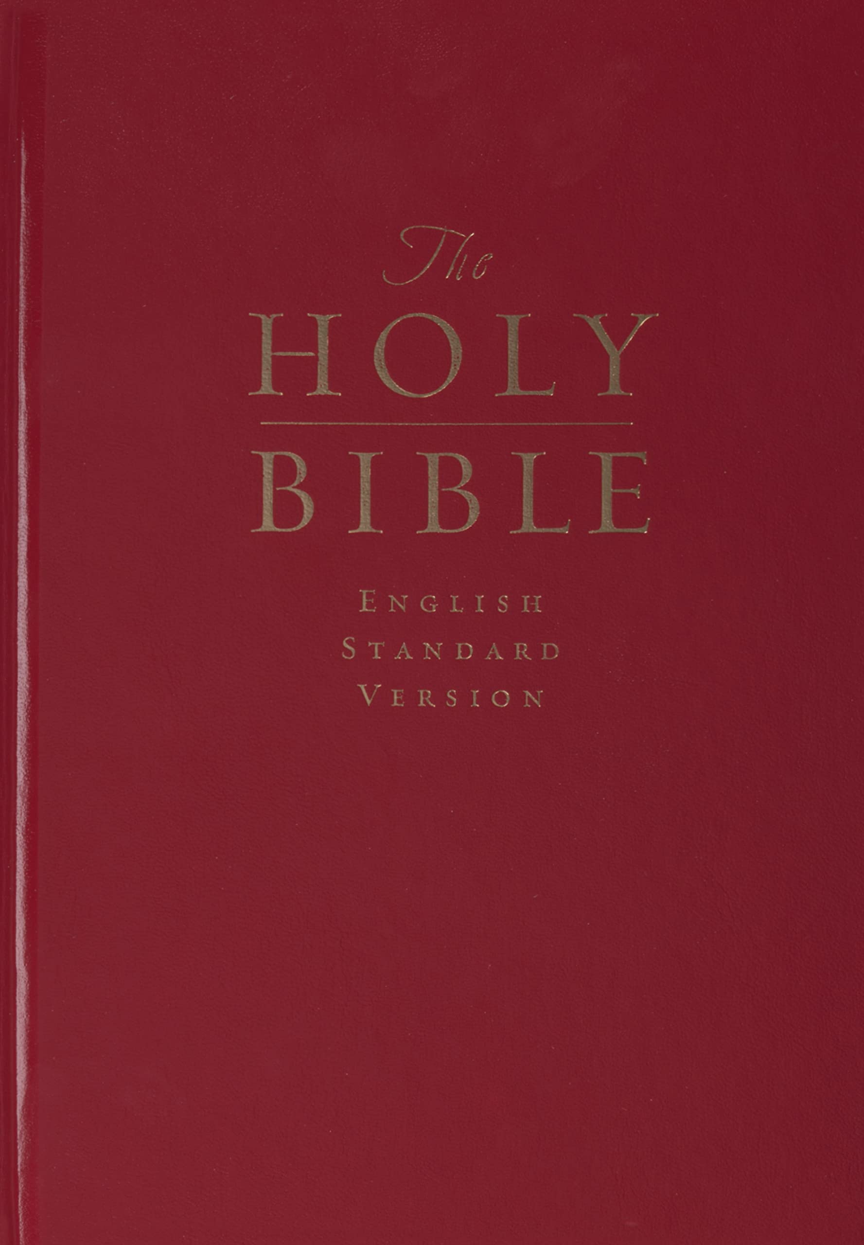 Esv Pew And Worship Bible, Large Print (Dark Red)