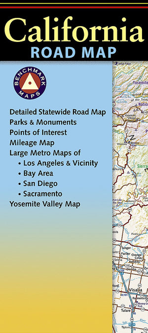 California Road Map (Benchmark Maps),Used