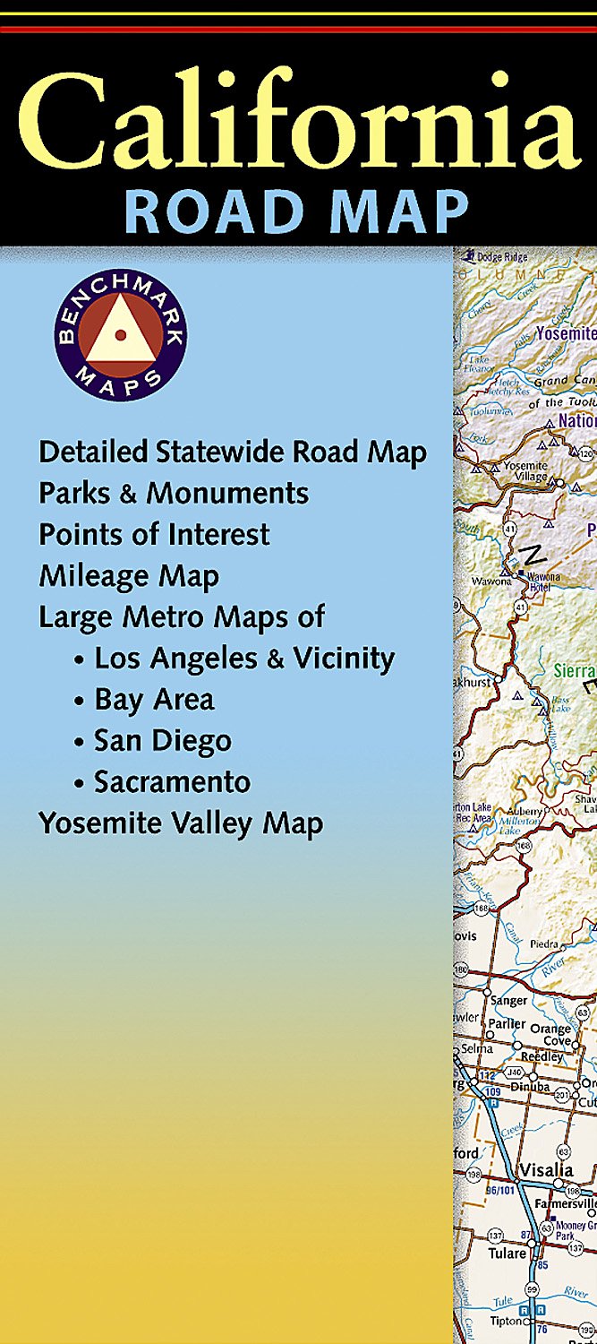California Road Map (Benchmark Maps),Used