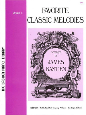 WP73  Favorite Classic Melodies  Level 1  Bastien,Used