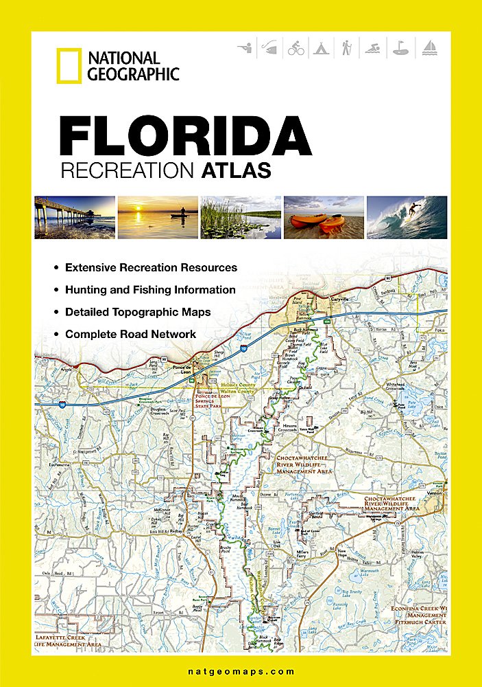 Florida Recreation Atlas (National Geographic Recreation Atlas),Used