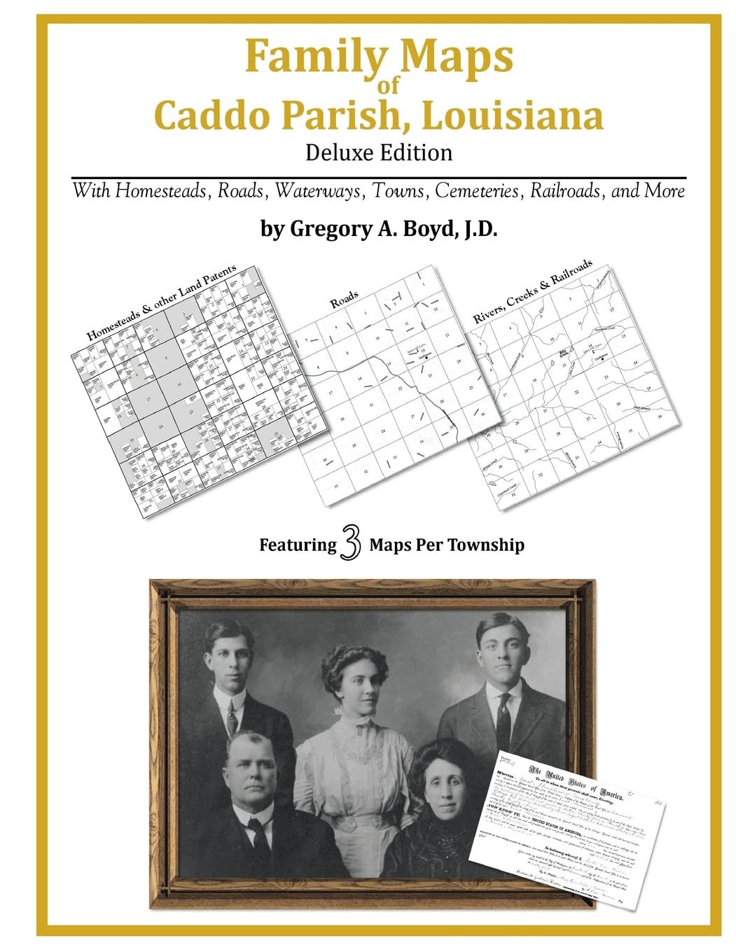 Family Maps of Caddo Parish, Louisiana,Used