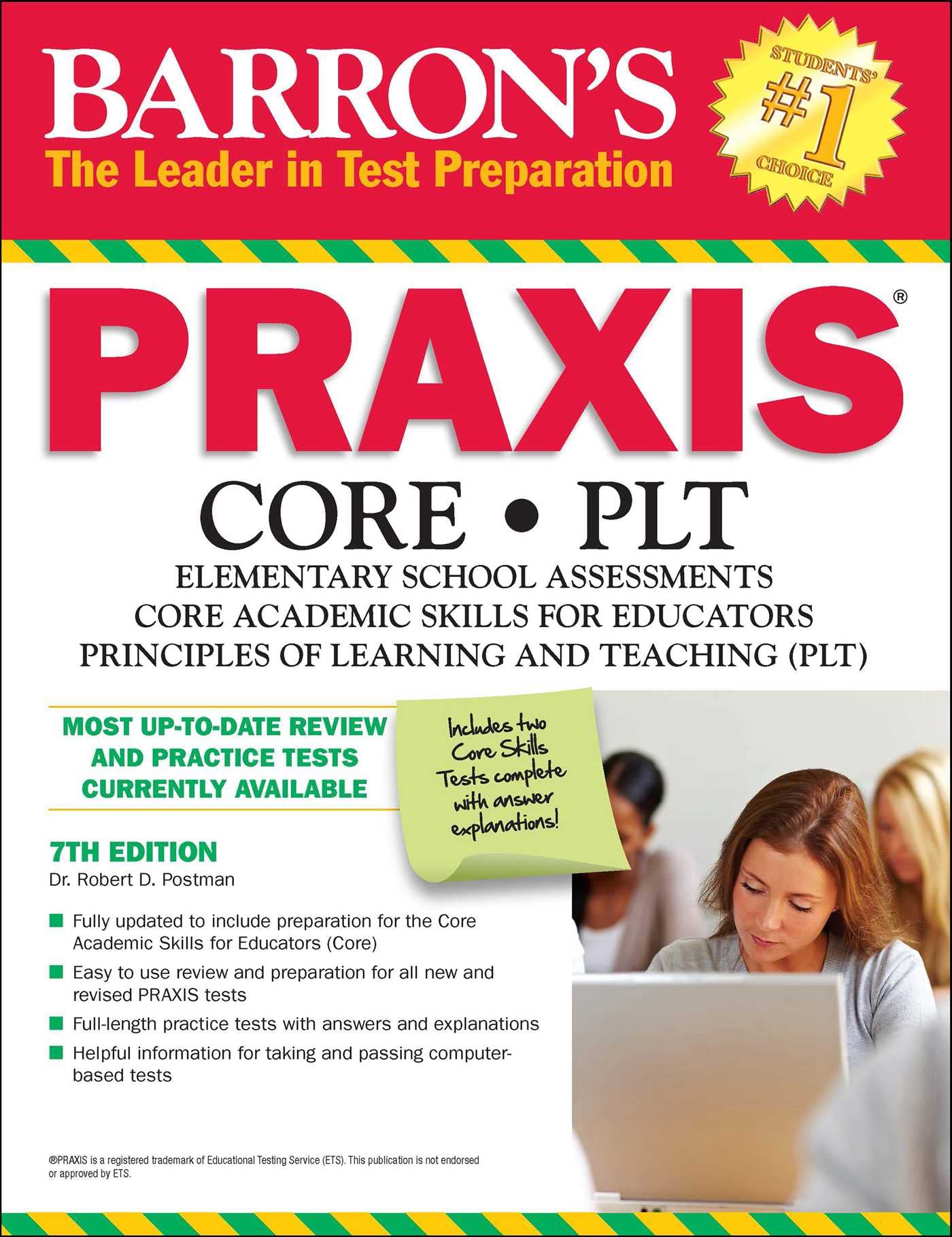 PRAXIS: CORE/PLT (Barron's Test Prep),Used