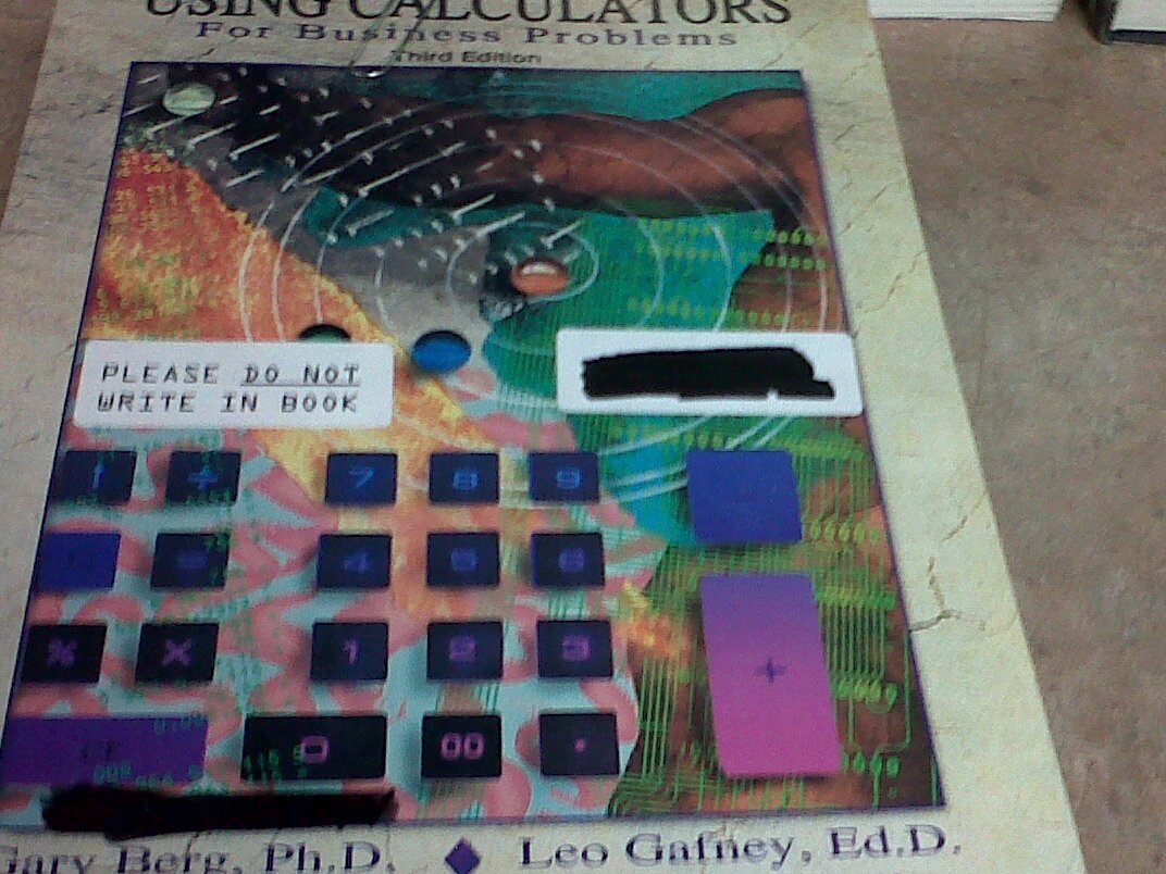 Using Calculators for Business Problems,Used