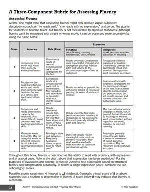 Increasing Fluency with High Frequency Word Phrases Grade 4 (Increasing Fluency Using High Frequency Word Phrases),Used