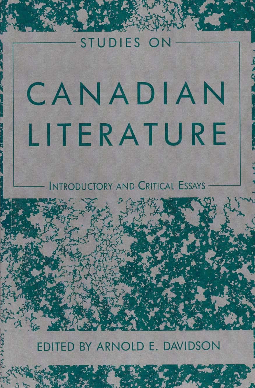 Studies on Canadian Literature,Used
