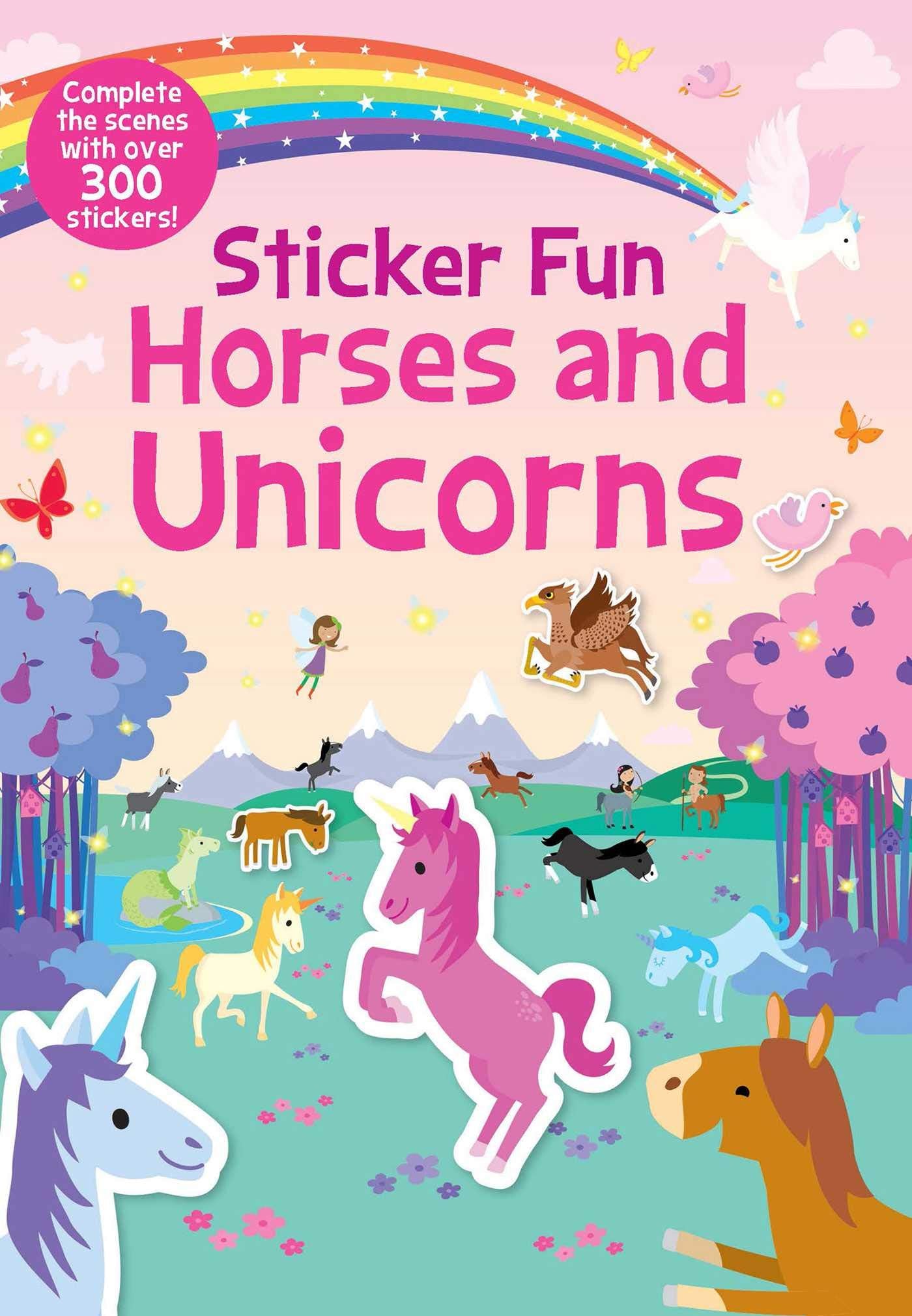 Sticker Fun Horses and Unicorns,Used