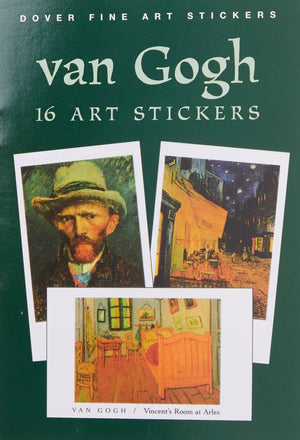 Van Gogh: 16 Art Stickers (Dover Art Stickers),New