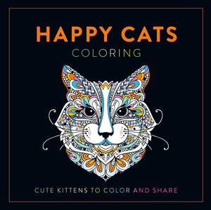 Happy Cats Coloring: Cute Kittens To Color And Share
