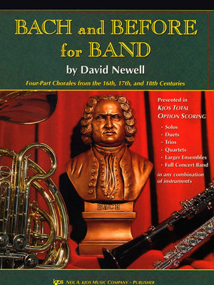 W34OB  Bach and Before for Band  Oboe (FourPart Chorales from the 16th, 17th and 18th Centuries),Used