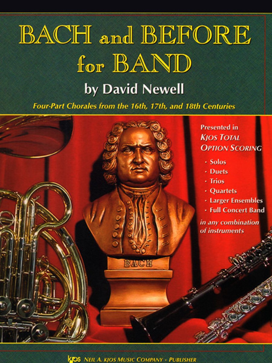 W34OB  Bach and Before for Band  Oboe (FourPart Chorales from the 16th, 17th and 18th Centuries),Used