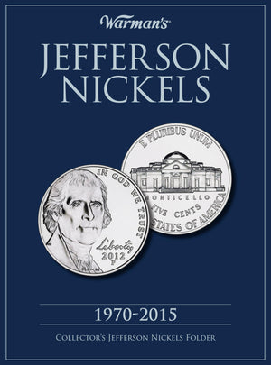 Jefferson Nickels 19702015: Collector's Jefferson Nickels Folder,Used