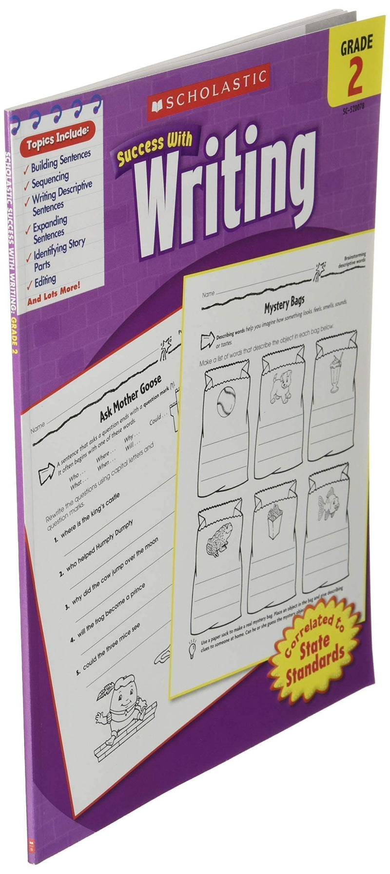 Scholastic Success With Writing, Grade 2,Used
