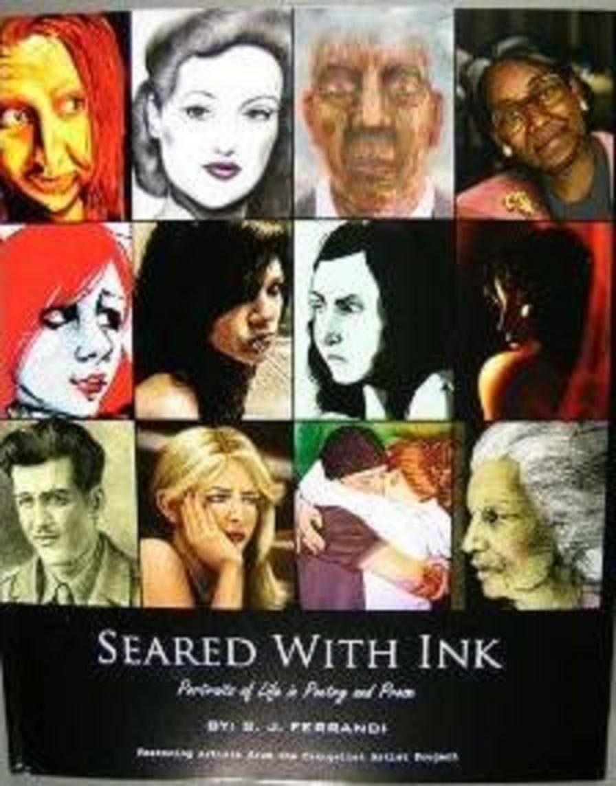 Seared With Ink: Portraits of Life in Poetry and Prose,Used