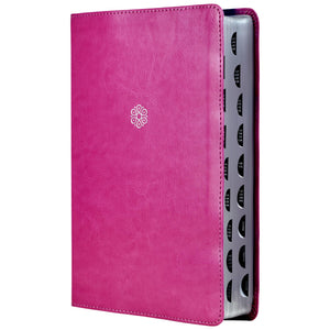 Rvr60, Biblia De Estudio Para La Mujer, Leathersoft, Orqudea, Con ndice, Interior A Color, Comfort Print: Verdad, Esperanza Y Tr
