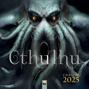 Cthulhu Wall Calendar 2025 (Art Calendar),New