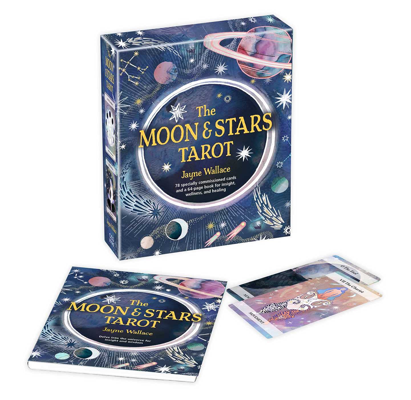 The Moon & Stars Tarot: Includes a full deck of 78 specially commissioned tarot cards and a 64page illustrated book,Used