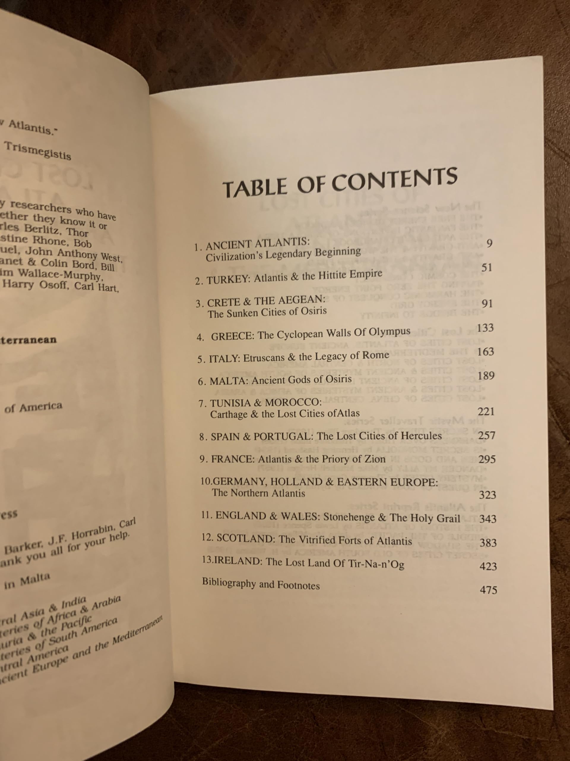 Lost Cities Of Atlantis, Ancient Europe & The Mediterranean (Lost Cities Series)