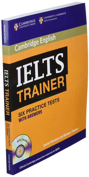 IELTS Trainer Six Practice Tests with Answers and Audio CDs (3),Used