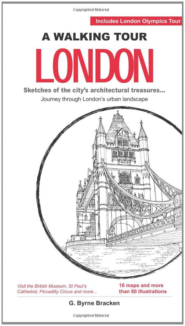 A Walking Tour London: Sketches of the City's Architectural Treasures... Journey Through London's Urban Landscape,Used