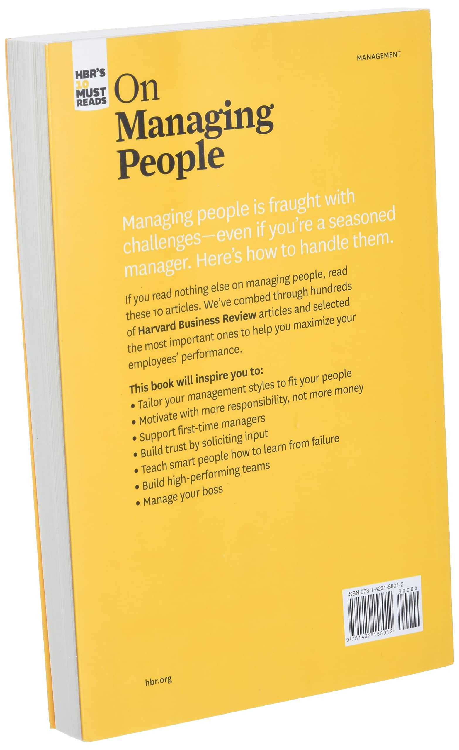 HBR's 10 Must Reads on Managing People (with featured article 'Leadership That Gets Results,' by Daniel Goleman),Used