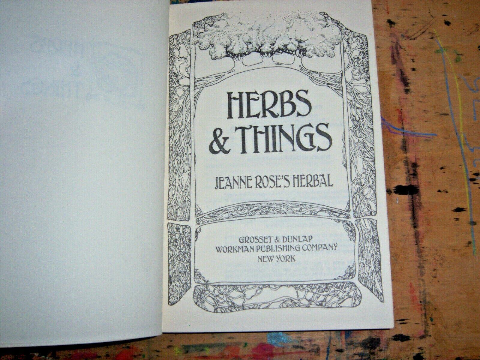 Herbs & Things, Jeanne Rose's Herbal,Used