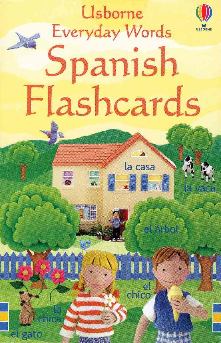 Everyday Words Spanish Flashcards (Usborne Everyday Words) (English and Spanish Edition),Used