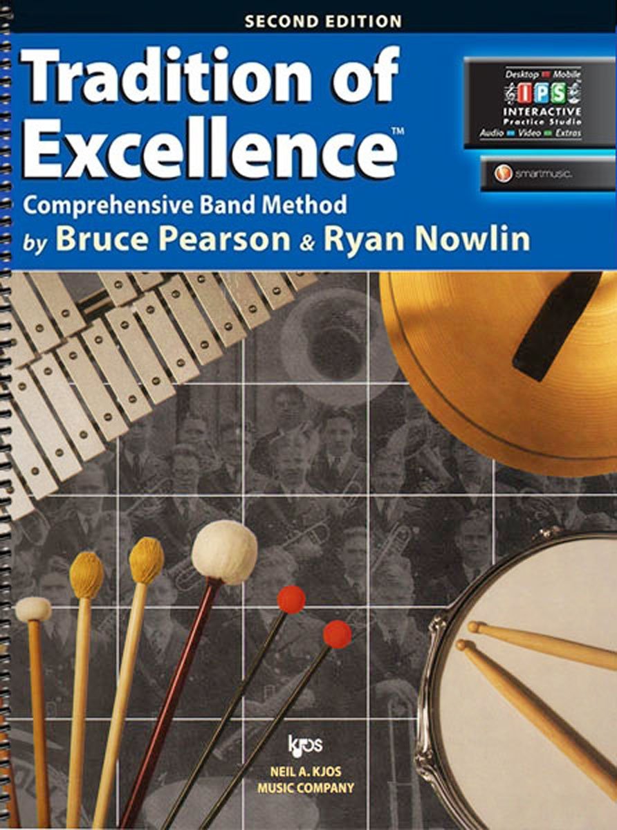 W62PR  Tradition of Excellence Book 2  Percussion,Used
