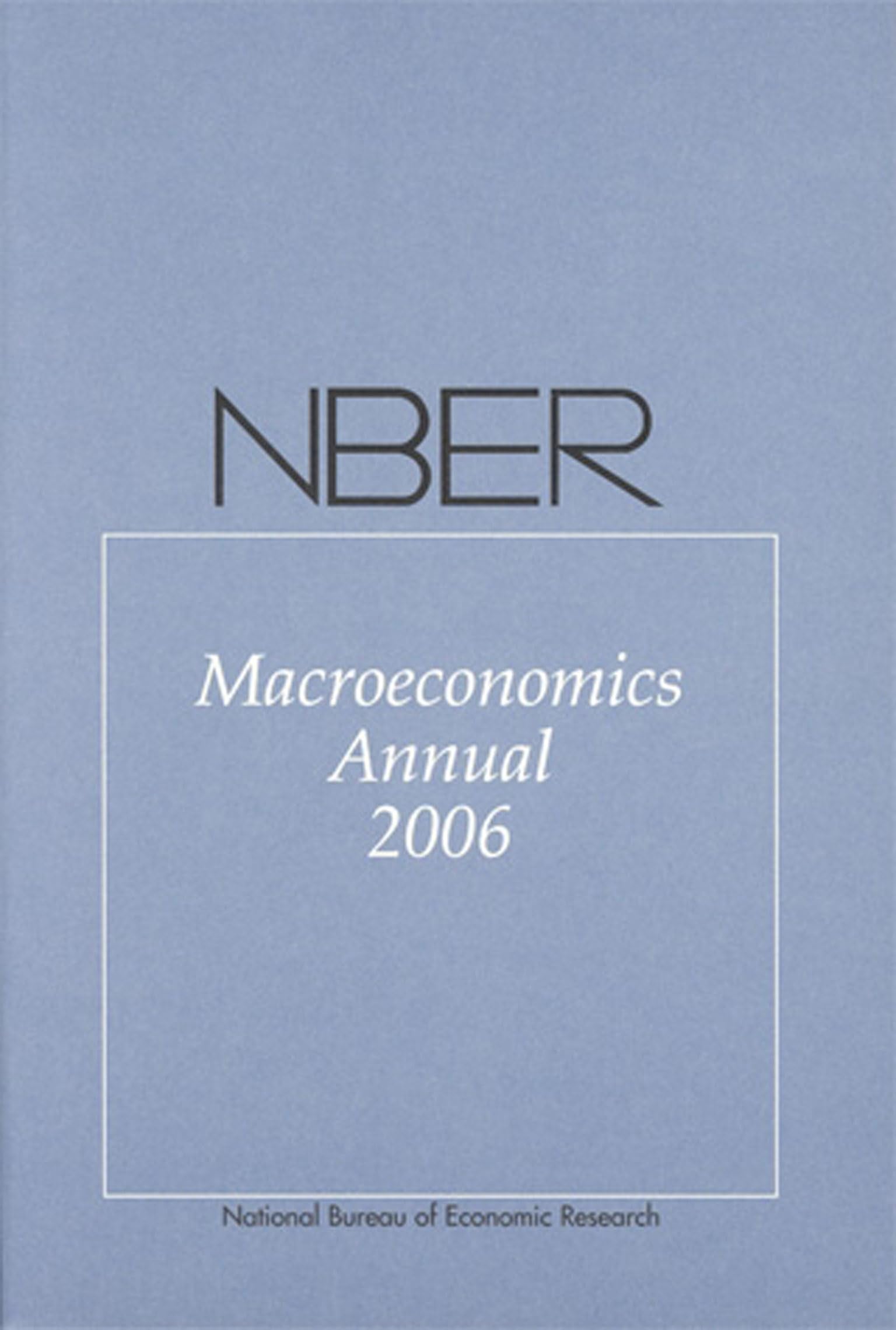 NBER Macroeconomics Annual 2006 (NBER Macroeconomics Annual series),Used