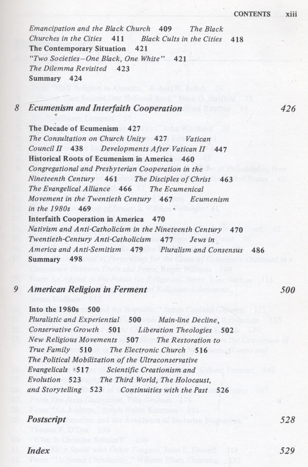 Religion In America,New