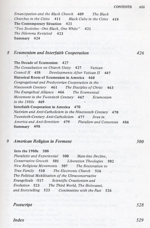 Religion In America,New