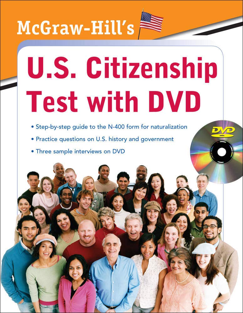 McGrawHill's U.S. Citizenship Test with DVD,Used