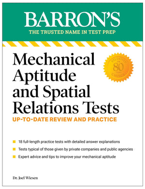 Mechanical Aptitude And Spatial Relations Tests, Fourth Edition (Barron'S Test Prep),Used