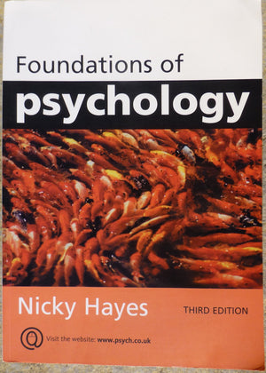 Foundations of Psychology,Used