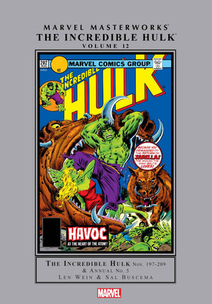 Marvel Masterworks the Incredible Hulk 12 (Marvel Masterworks: The Incredible Hawk),Used