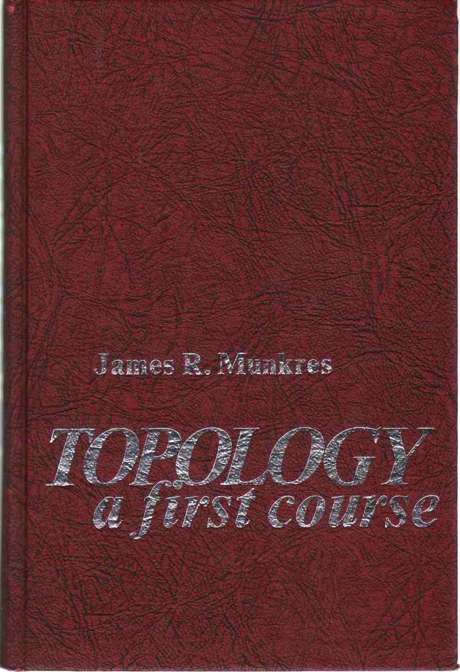 Topology; A First Course,New