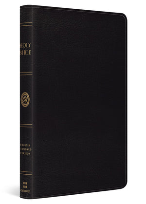 ESV Thinline Bible, Red Letter (Bonded Leather, Black),New