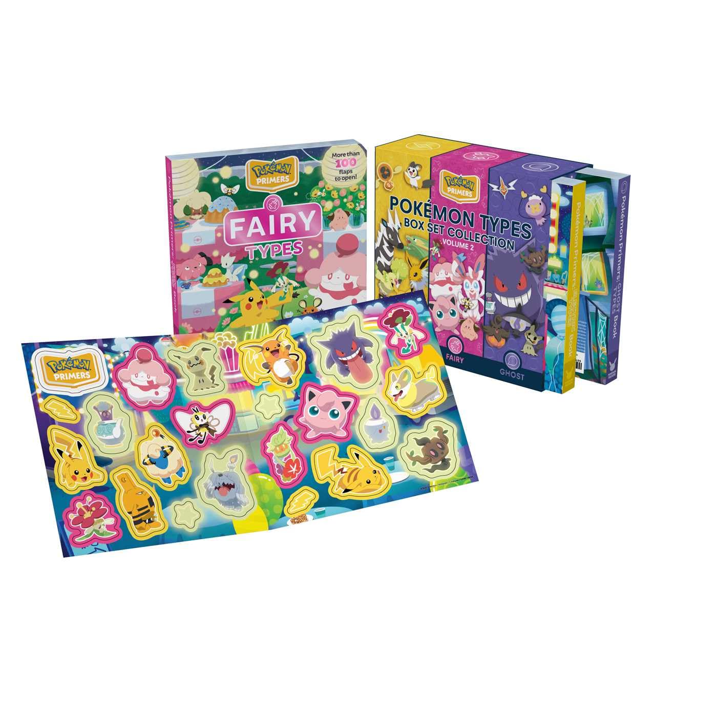 Pokmon Primers Types: Box Set Collection Volume 2: Electric, Fairy, And Ghost (18),Used