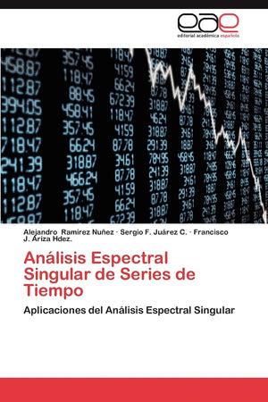 Anlisis Espectral Singular de Series de Tiempo: Aplicaciones del Anlisis Espectral Singular (Spanish Edition),Used