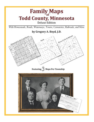 Family Maps of Todd County, Minnesota,Used