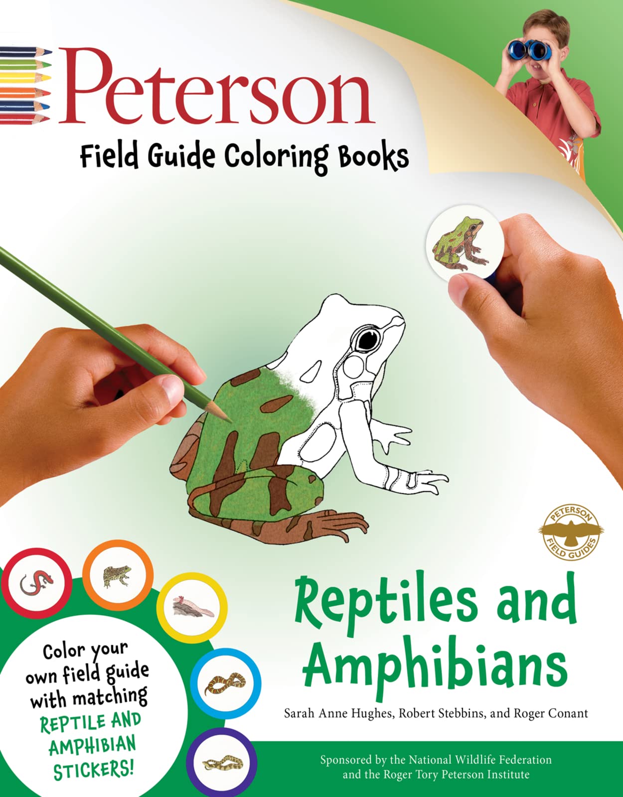 Peterson Field Guide Coloring Books: Reptiles and Amphibians (Peterson Field Guide ColorIn Books),Used