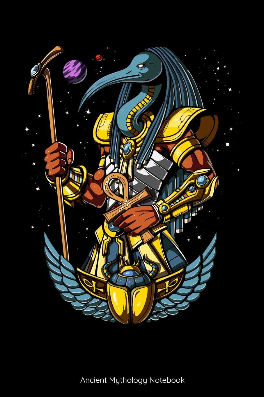 Ancient Mythology Notebook: Thoth Egyptian God Notebook-new