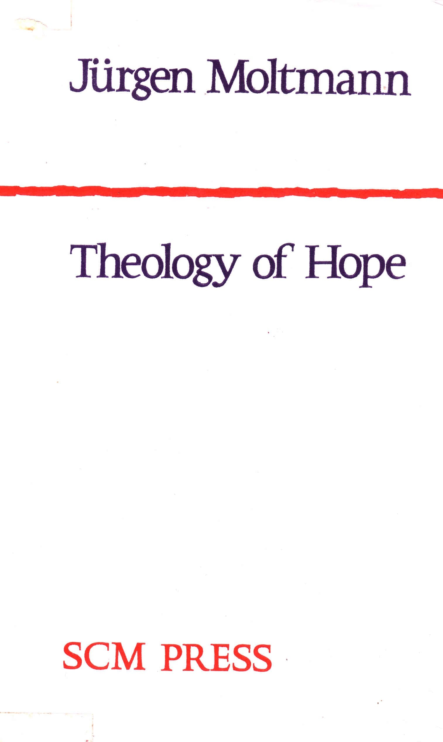 Theology of Hope,Used