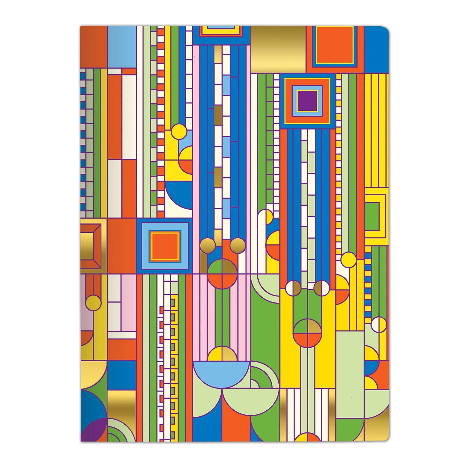 Frank Lloyd Wright Saguaro Cactus And Forms Handmade Embroidered Journal